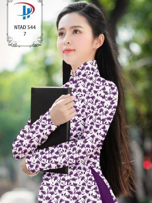 Vải Áo Dài Hoa Nhí AD NTAD544 30